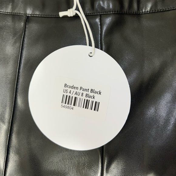 Black leather pants - Picture 3 of 4